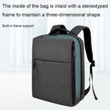NNEDSZ Spacious Laptop Bag for Professionals - Large Capacity - Deep Space Gray