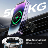 NNEDSZ Pro Magnetic Wireless Car Charger For Jr-Zs240 - Black