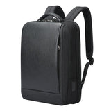 NNEDSZ Large Capacity Cowhide Laptop Backpack with Usb & Type-c Port