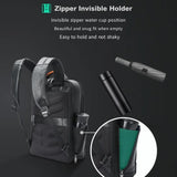 NNEDSZ Large Capacity Cowhide Laptop Backpack with Usb & Type-c Port