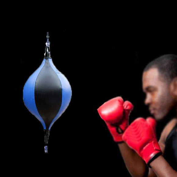 NNEDSZ Suspended Boxing Training Ball - Pear Shape - Blue Black