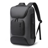 NNEDSZ Waterproof Antitheft Men Backpack for 15.6 Laptop - Travel Ready - Black