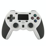 NNEDSZ Wireless Bluetooth Game Controller For Ps4 - Rubberized - White