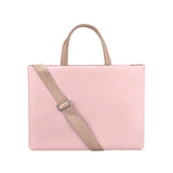NNEDSZ 13.3 Inch Lightweight Laptop Bag with Detachable Strap - Pink