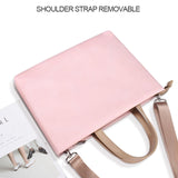 NNEDSZ 13.3 Inch Lightweight Laptop Bag with Detachable Strap - Pink