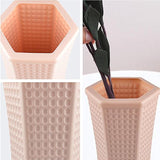 NNEDSZ Versatile Plastic Vase for Creative Wet and Dry Flower Arrangements - Milk White