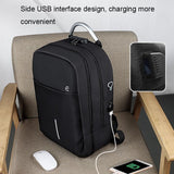 NNEDSZ 13-15.6 Inch Anti-theft Laptop Backpack in Mysterious Black
