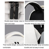 NNEDSZ Waterproof Laptop Backpack - Large Capacity Wear-resistant 13-15.4 Inches - Black