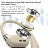 NNEDSZ Wireless Bluetooth Earphone Ear-Mounted - Black