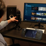 NNEDSZ Steam Deck Charging Base For Mobile Power And Desktop Bracket - Black