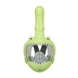 NNEDSZ Full Dry Cartoon Kids Diving Mask For Snorkeling - Dinosaur