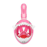NNEDSZ Full Dry Cartoon Kids Diving Mask For Snorkeling - Dinosaur