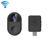 NNEDSZ Smart Video Doorbell With Ultra Wide Angle And Two-Way Voice - Black