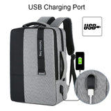 NNEDSZ Large-capacity Laptop Backpack with Usb Charging - Ideal for Business Commuters - Red