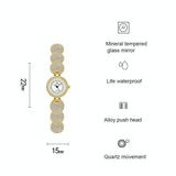 NNEDSZ Diamond-Inlaid Women Chain Watch - Elegant Accessory