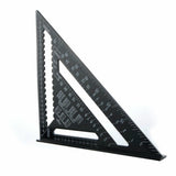 NNEDSZ Woodworking Square Layout Gauge - Angle Ruler Measuring Tool - 7 Inch Black Metric