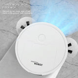 Intelligent 3-in-1 Mini Sweeping Robot Vacuum - Black