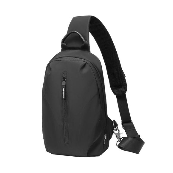 NNEDSZ Adjustable Oxford Chest Bag For Men With Glasses Hang Belt Black