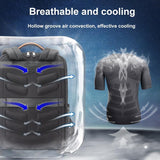 NNEDSZ Waterproof Anti-theft Laptop Backpack - Large Capacity Black