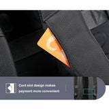 NNEDSZ Waterproof Anti-theft Laptop Backpack - Large Capacity Black