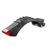 NNEDSZ Carbon Fiber Rear Fender With Led Tail Light For Electric Scooters - 5 / 5.5 / 6.5 Inch