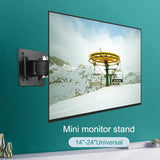 NNEDSZ Universal Tv Monitor Stand - 5 Pcs Vertical Display Hanger - Simple & Compact - Black
