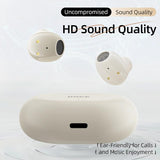 NNEDSZ Beige Bluetooth 5.0 Tws Earphones