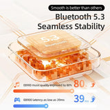NNEDSZ Beige Bluetooth 5.0 Tws Earphones