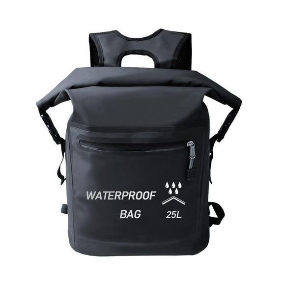 NNEDSZ 25L Waterproof Beach Bag For Swimming And Upstream Activities Black
