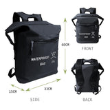 NNEDSZ 25L Waterproof Beach Bag For Swimming And Upstream Activities Black