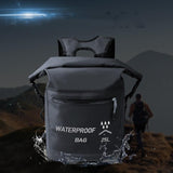 NNEDSZ 25L Waterproof Beach Bag For Swimming And Upstream Activities Black