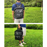 NNEDSZ 25L Waterproof Beach Bag For Swimming And Upstream Activities Black
