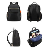 NNEDSZ Black Anti-theft Laptop Backpack with Wear-resistant Design