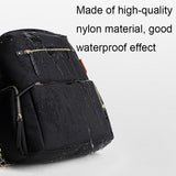 NNEDSZ Black Anti-theft Laptop Backpack with Wear-resistant Design