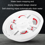 Smart All-in-one Robotic Sweeper and Mop - White