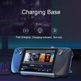 NNEDSZ Steam Deck Charging Base Handheld Stand Charger Silver Gray