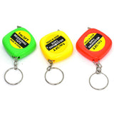 NNEDSZ Compact Square Tape Measure Keychain - Set Of 4