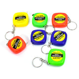 NNEDSZ Compact Square Tape Measure Keychain - Set Of 4