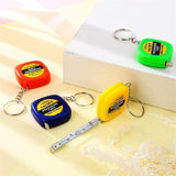 NNEDSZ Compact Square Tape Measure Keychain - Set Of 4