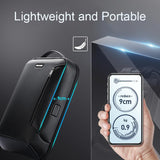 NNEDSZ Waterproof Laptop Backpack with Usb Port - Large Capacity Lightweight Black