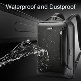 NNEDSZ Waterproof Laptop Backpack with Usb Port - Large Capacity Lightweight Black