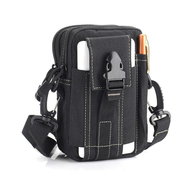 NNEDSZ Versatile Messenger Bag With Shoulder Strap - Black