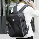 NNEDSZ Waterproof Laptop Backpack with Usb Port - 17 Inch Capacity Password Lock - Black
