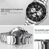 NNEDSZ Waterproof Quartz Watch For Men - Casual Business Style - White Shell White
