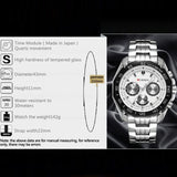 NNEDSZ Waterproof Quartz Watch For Men - Casual Business Style - White Shell White