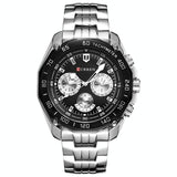 NNEDSZ Waterproof Quartz Watch For Men - Casual Business Style - White Shell White