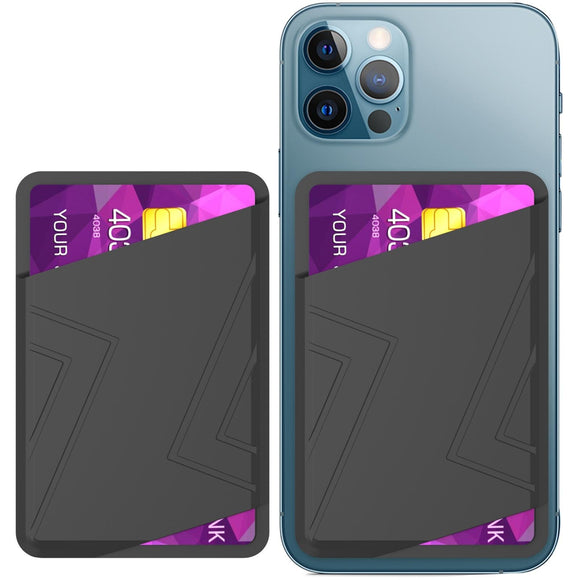 NNEDSZ Silicone Card Case Black - Black