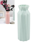NNEDSZ 2-pack Plastic Round Vases - Simple Anti-fall Home Decor Ornaments - Green