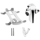 NNEDSZ Ps5 / Psvr2 Headphone Storage Bracket With Charging Cable And Indicator Light - White