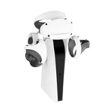 NNEDSZ Ps5 / Psvr2 Headphone Storage Bracket With Charging Cable And Indicator Light - White